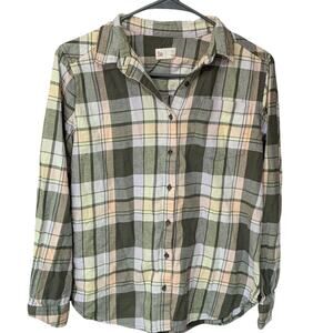 XL Plaid Top Women's